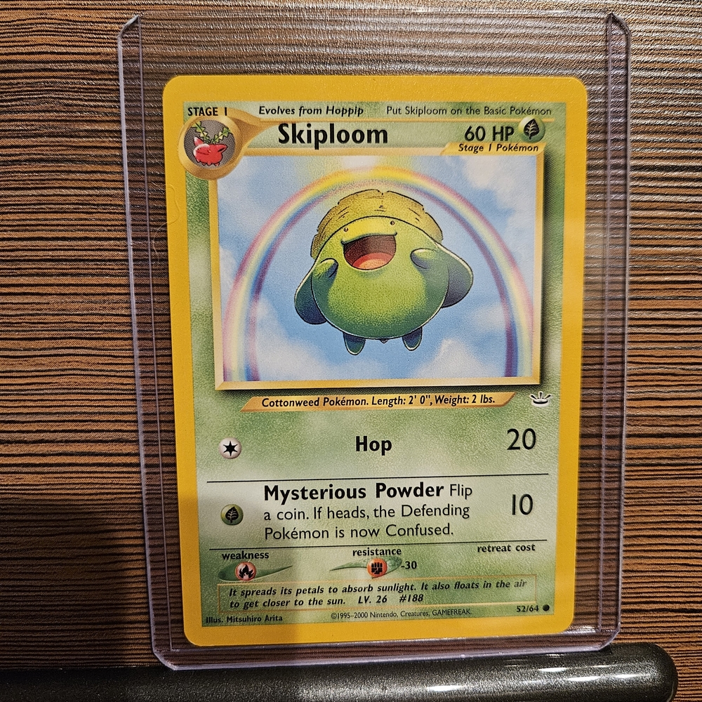 Pokemon Skiploom 52/64 Revelation Trading Card